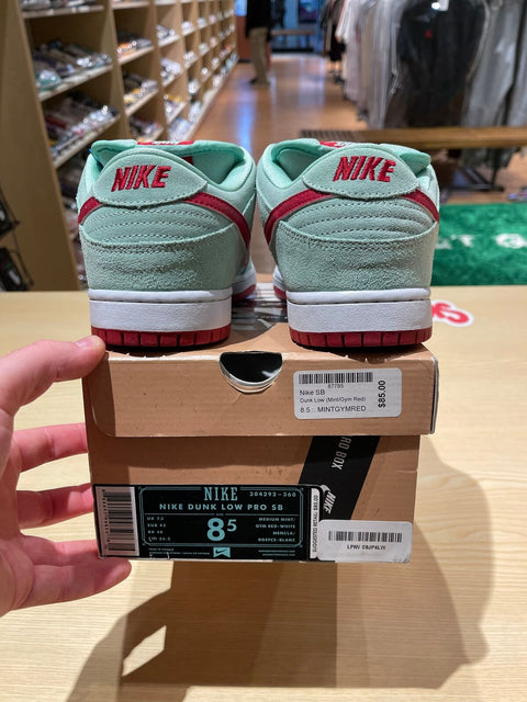 Nike SB Dunk Low Medium Mint Gym Red