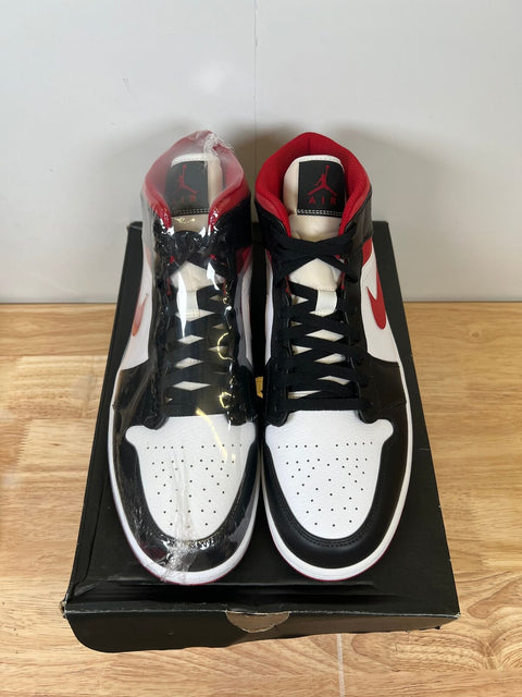 Jordan 1 Mid Gym Red Black White