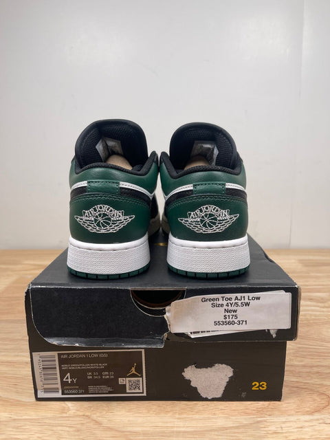 Jordan 1 Low Green Toe