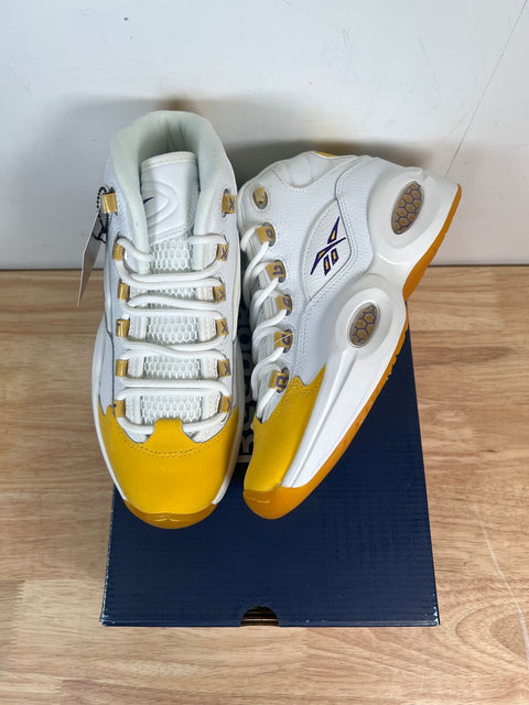 Reebok Question Mid Yellow Toe