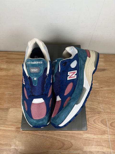 New Balance 992 Blue Teal Rose