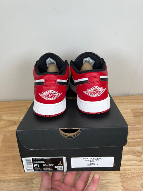 Jordan 1 Low Bred Toe 2.0