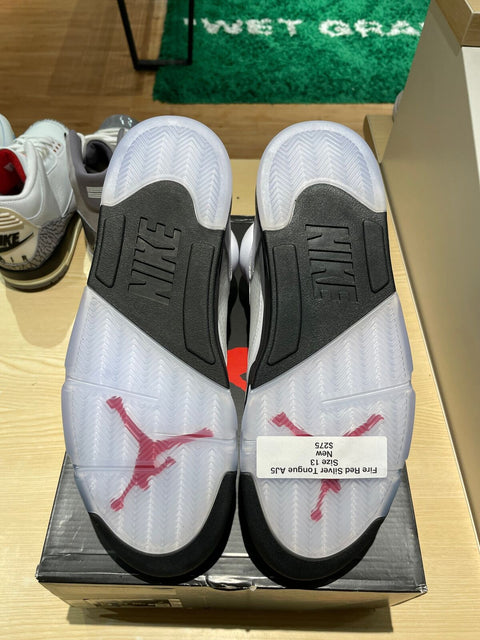 Jordan 5 Retro Fire Red Silver Tongue (2020)