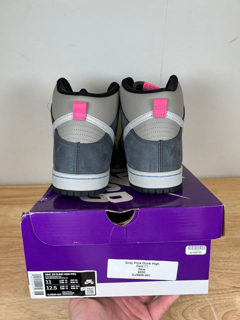 Nike SB Dunk High Pro Medium Grey Pink