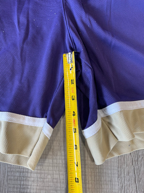 UW Huskies Purple/Gold Basketball Shorts Sz XL