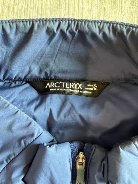 T Arcteryx Blue Full Zip Jacket Sz XL