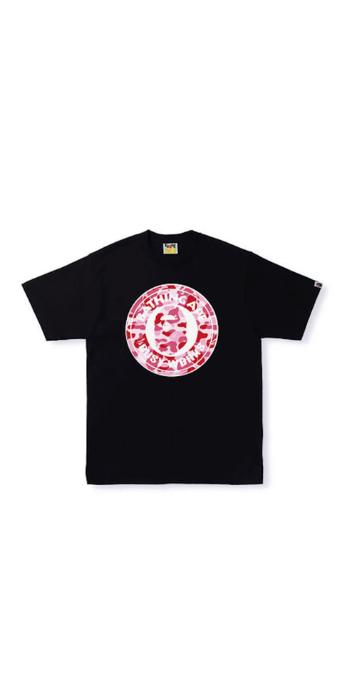 T DS Black Pink BAPE ABC Camo Single Color Busy Works Tee
