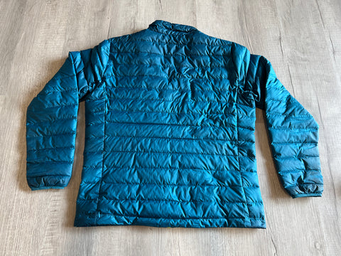 T Patagonia Blue/Green Full Zip Jacket Sz L