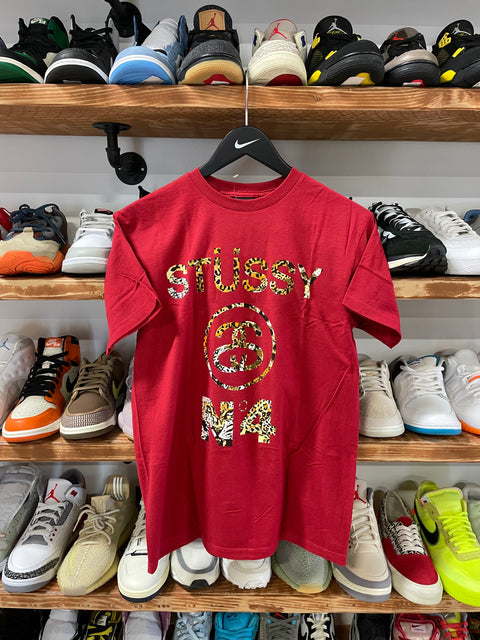 Red Cheetah No. 4 Stussy Tee (Multiple Sizes)