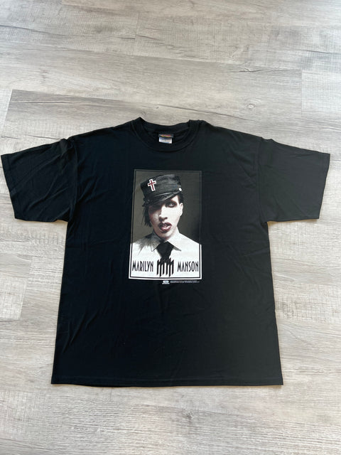T 2003 Marilyn Manson Shirt Sz XL