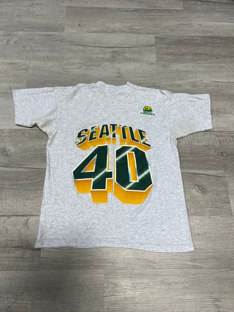 Seattle Sonics Salem #40 Shirt Sz Large
