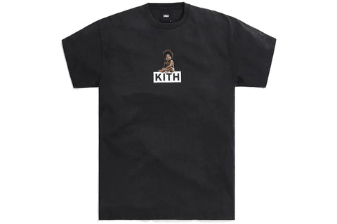 T DS Kith The Notorious B.I.G Ready to Die Classic Logo Vintage Tee Black Sz S